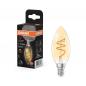 Preview: OSRAM E14 VINTAGE-Spiral LED Filament Kerze Gold dimmbar 3,5W wie 28W extra warmweißes gemütliches Licht 2200K